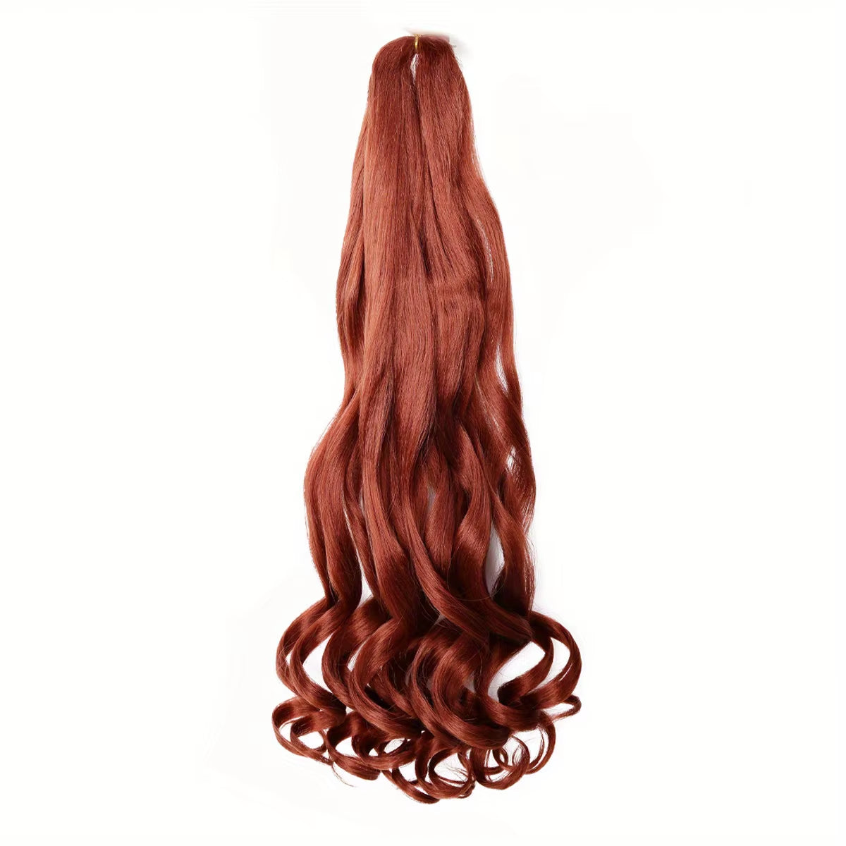 French Curly Braiding Hair Extension, Lightweight Synthetic Wavy Hair Extensions