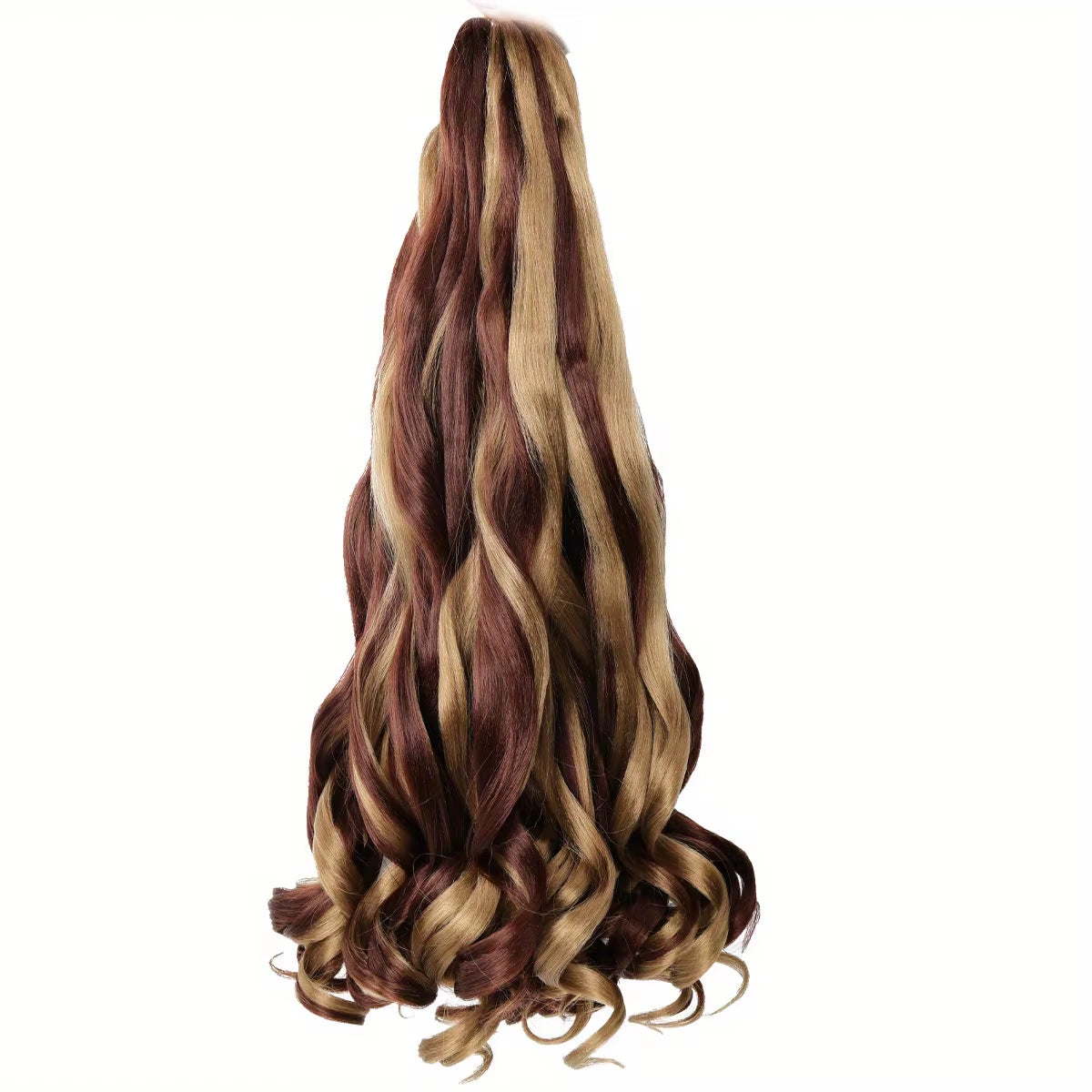 French Curly Braiding Hair Extension, Lightweight Synthetic Wavy Hair Extensions