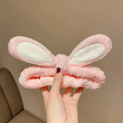  Face Wash Makeup Rabbit Ear Headband for Face