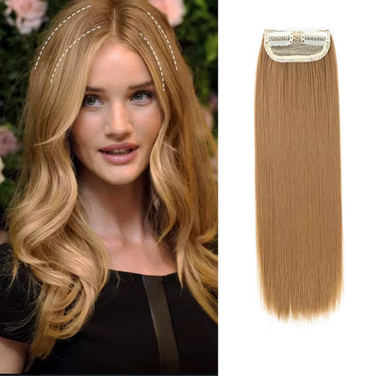 1Pc Clip in Hair Extensions Invisible Hairpin Hair Add Women Hair Volume Short Straight Synthetic Hair Thick One Piece for Women